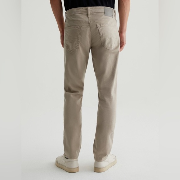AG Adriano Goldschmied Tellis Modern Slim Jeans Khaki Cream Beige Sz 36x32 - Picture 3 of 13